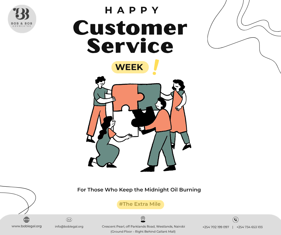 Customer Service Week 2026 | For Those Who Keep The Midnight Oil Burning by Bob & Bob Advocates